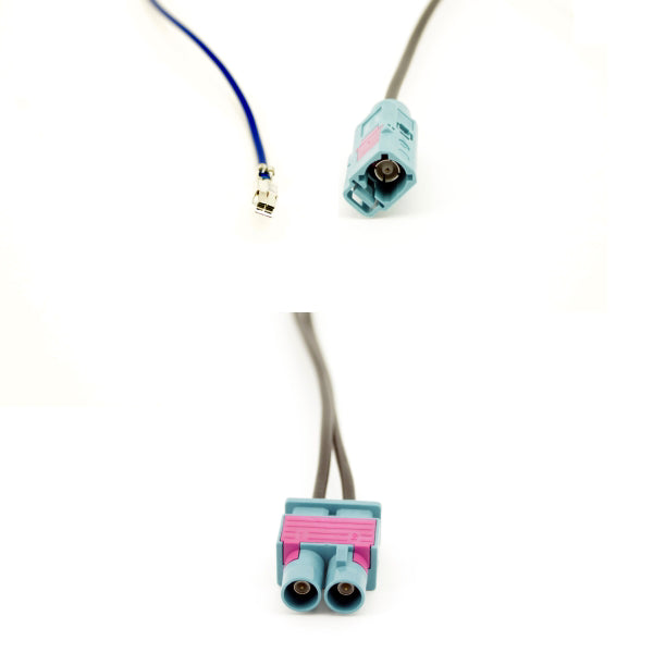 Antenna Adapter 2x Fakra Radio-Fakra – Dual Fakra Plug – 23cm Cable – Compatible with Seat, Skoda, VW
