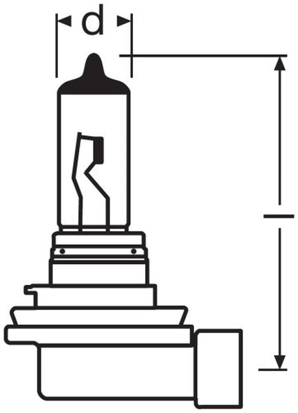 Osram bulb, H8, 35W, PGJ19-1 64212