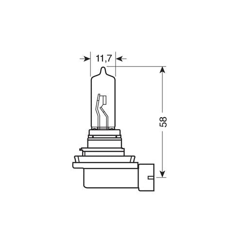 Osram bulb, H9, 65W, PGJ19-5 64213