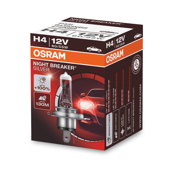 Osram bulbs SILVER +100%, H4 64193NBS