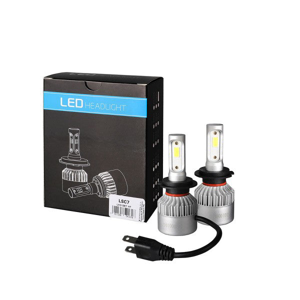 LED main lights H7, 6500K, 2 pcs