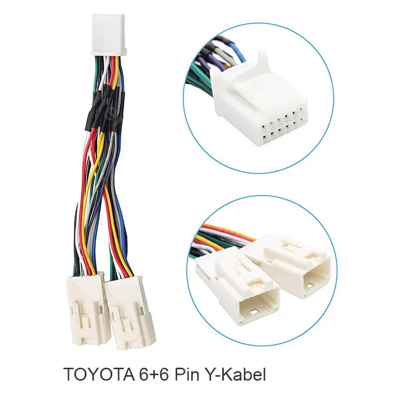 LAUNRC28, Connector Toyota 6 + 6Pin