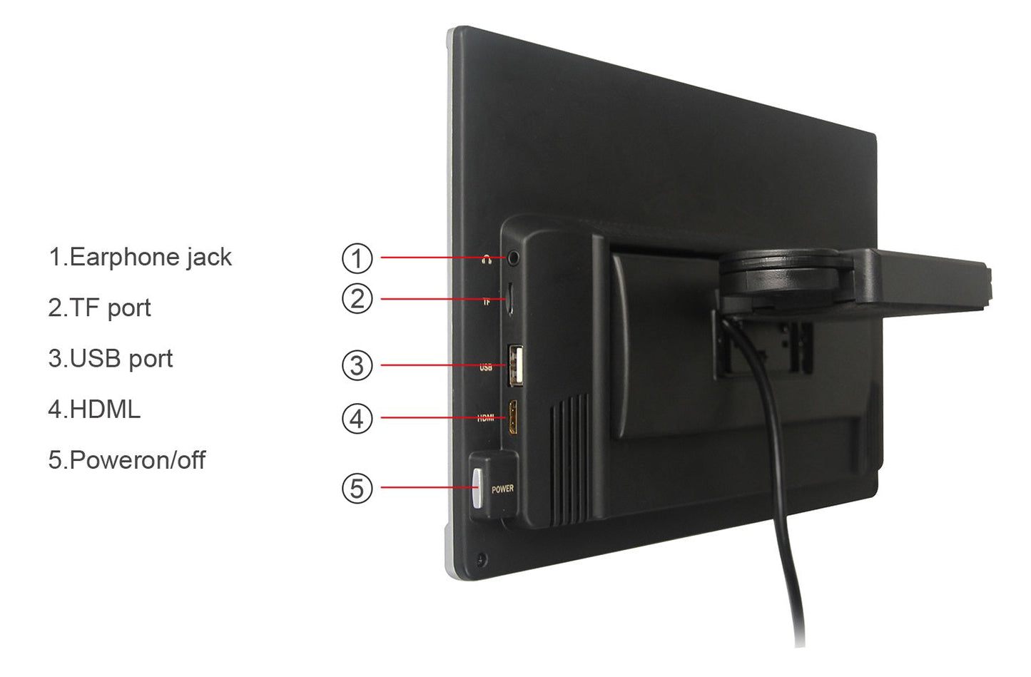 MHA1104BK, USB, Android, monitor 11.