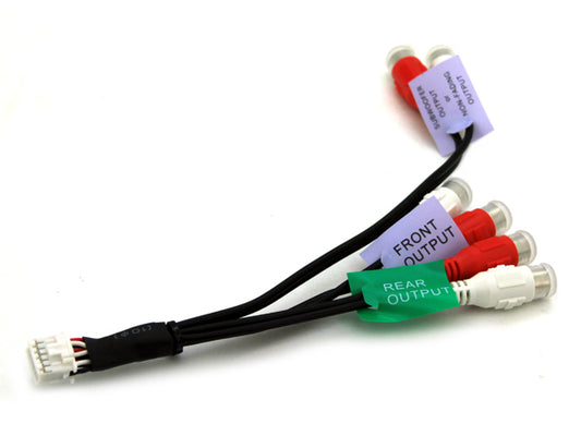 Pioneer DEH-P80MP 12-Pin Audio Connector (CDE7612) – RCA Audio Adapter