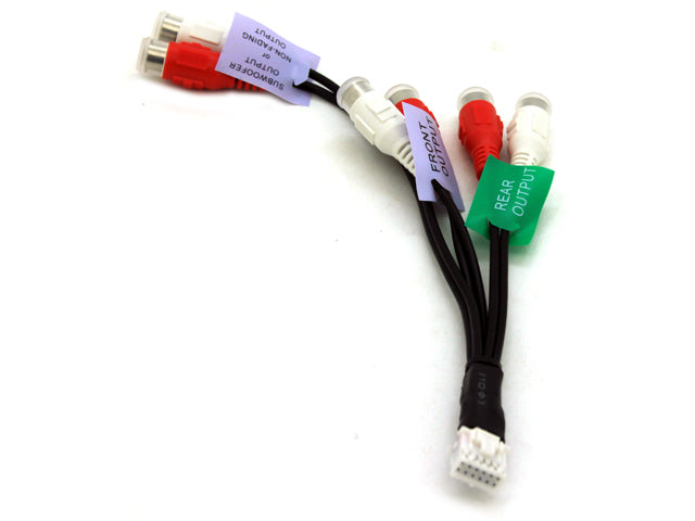 Pioneer DEH-P80MP 12-Pin Audio Connector (CDE7612) – RCA Audio Adapter