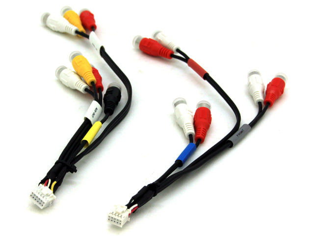 Alpine INA-W900 10/12-Pin AV Connector – RCA Audio & Video Adapter