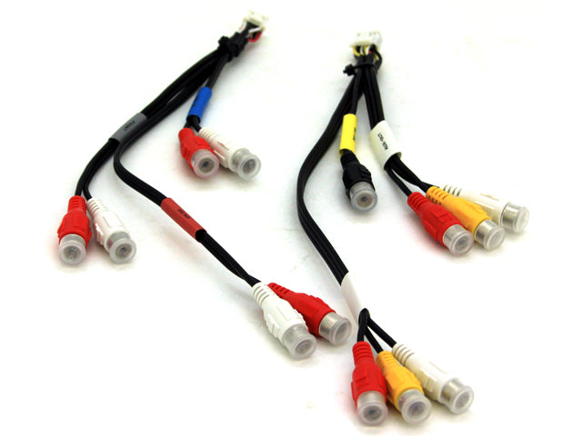 Alpine INA-W900 10/12-Pin AV Connector – RCA Audio & Video Adapter