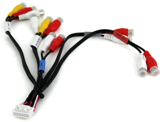 Alpine IVA-D106 20-Pin AV Connector – RCA Audio Adapter