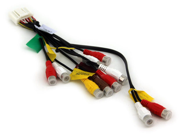 Pioneer AVIC-F930BT 24-Pin AV Connector – RCA Audio & Video Adapter