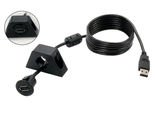 USB connection with holder, cable length 1m