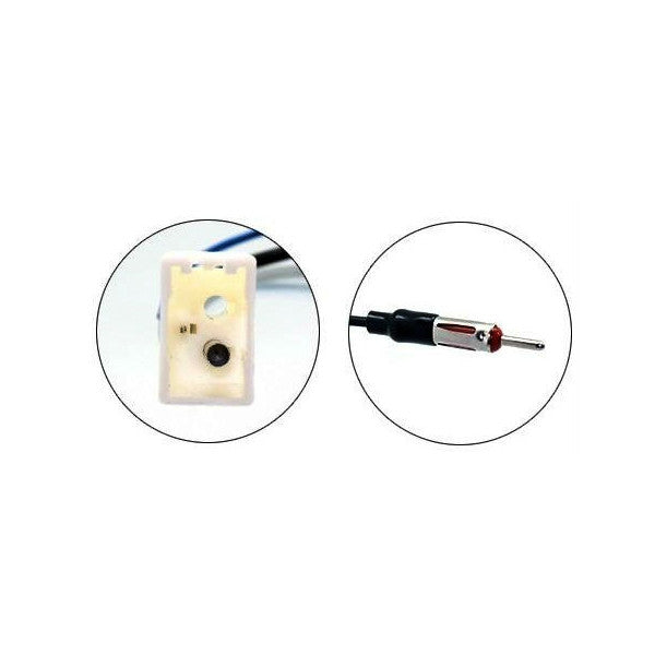 Antenna Adapter for Toyota, Subaru to ISO – 20cm Cable Length
