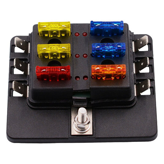 6 x ATO/ATC fuse holder with LED i