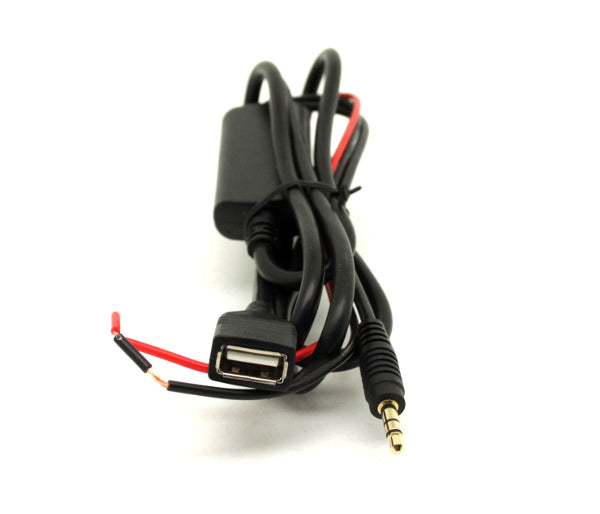 AUX input cable USB socket - 3.5mm
