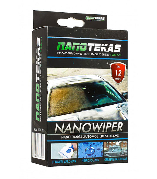 Nanocoating for car windshield