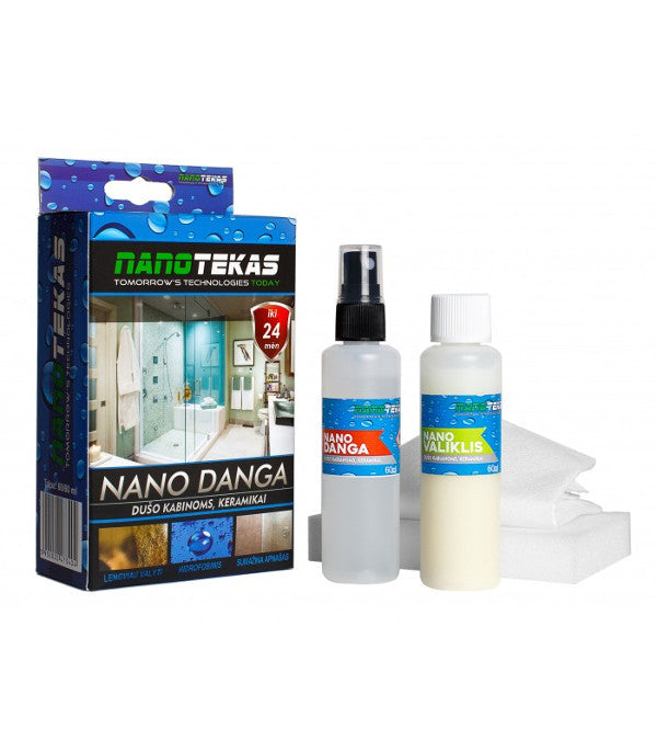 Nano coating for shower cabins, ceramics