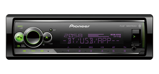 Pioneer, MVH-S520BT USB tape recorder with RDS