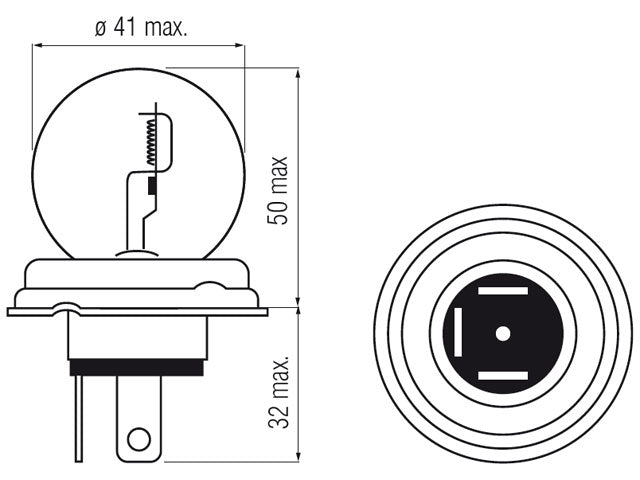 Bosma bulb R2, 45/40W