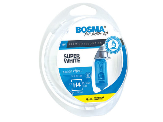 Bosma kit H4, P43t, 60/55W, white
