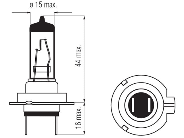 Bosma bulb H7, PX26d, 55W, opti
