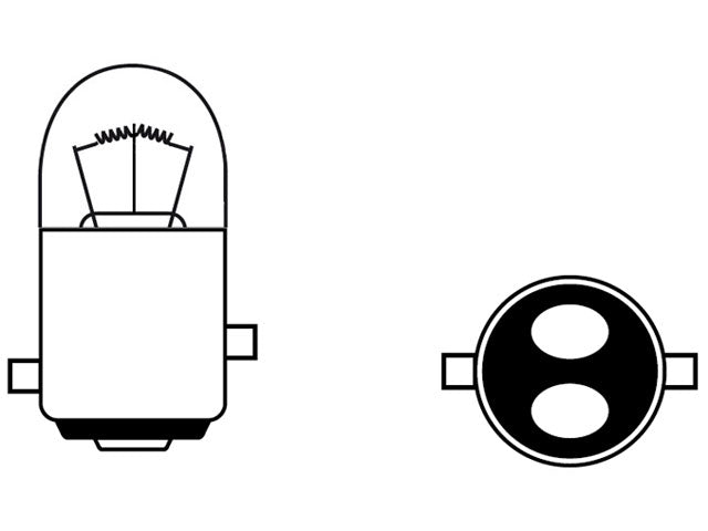 Bosma lamp BAY15d, 10W, 48V for lift