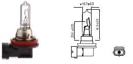 Bosma bulb H9, 65w