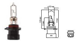 Bosma lamp HB3A, 60W