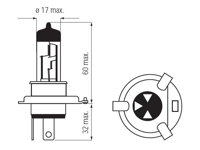 Bosma kit H4, 60/55W kit