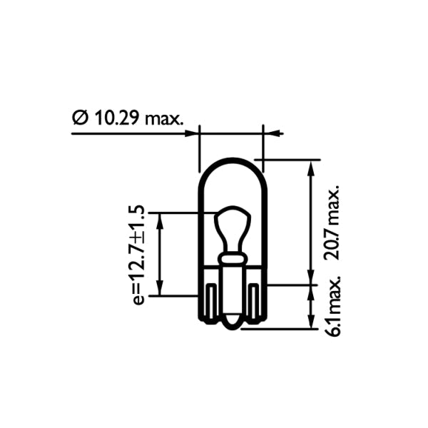 Osram bulbs COOL BLUE, W5W, 5W O2825