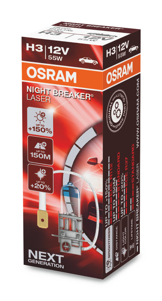 Osram bulbs Night Breaker Laser, H3,