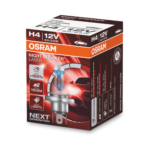 Osram bulbs Night Breaker, H4, 1pc.6