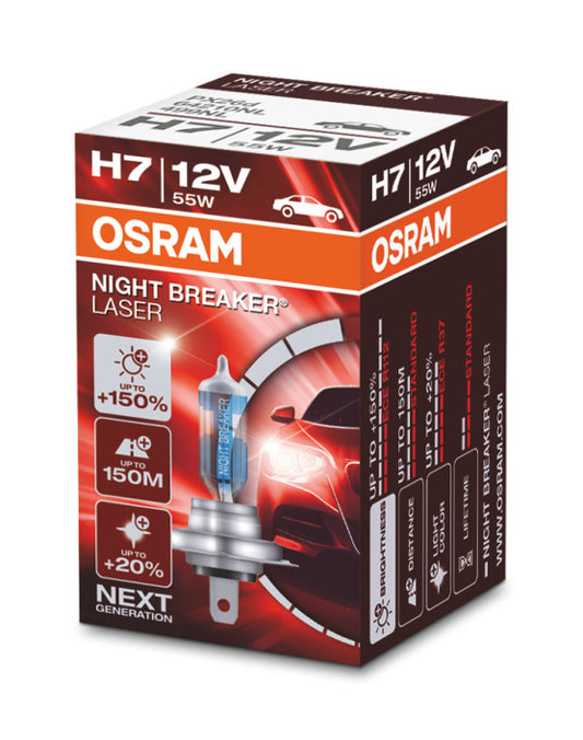 Osram bulbs Night Breaker Laser, H7,