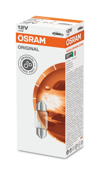 Osram bulb, C10W, 10W, SV8,5-8, 6438