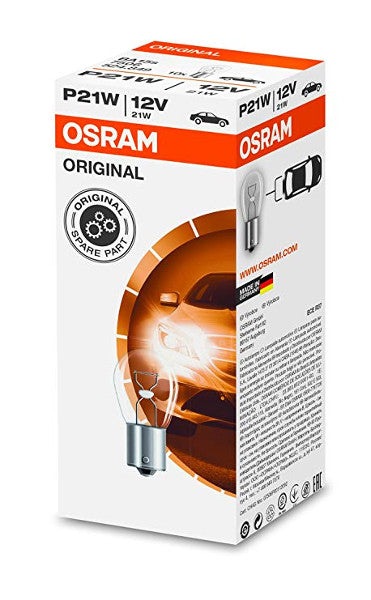 Osram bulb, P21W, 21W, BA15s, 7506