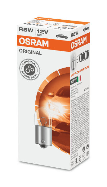 Osram bulb, R5W, 5W, BA15s, 5007