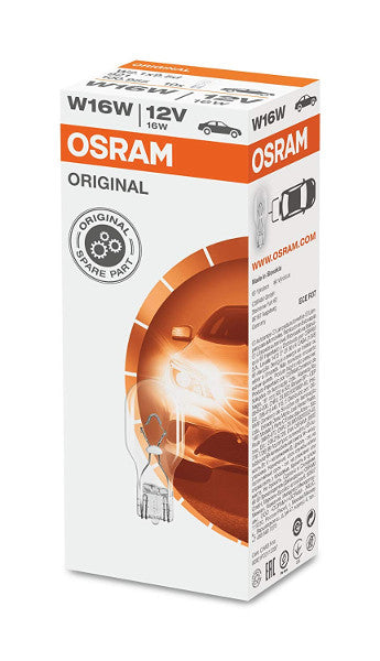 Osram bulb, W16W, 16W, W2,1x9,5d, 921