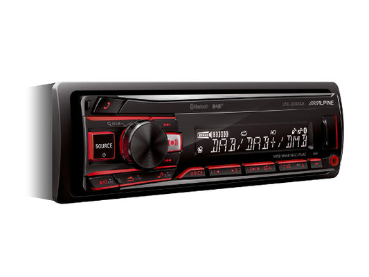 Alpine, UTE-204DAB USB tape recorder with Aux
