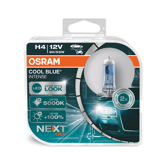 Osram bulbs, H4, COOL BLUE Intense, N