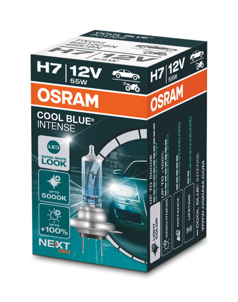 Osram bulbs, H7, COOL BLUE Intense, N