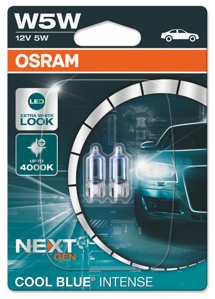 Osram bulbs COOL BLUE, W5W, 5W, DUO