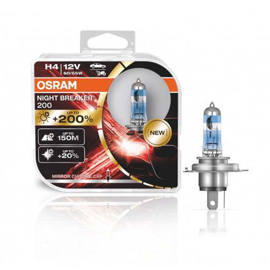 Osram bulbs Night Breaker, H4, DUO 64