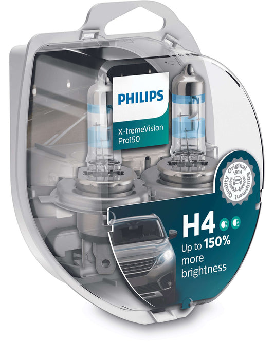 Philips bulbs X-TremeVision +150% H4,