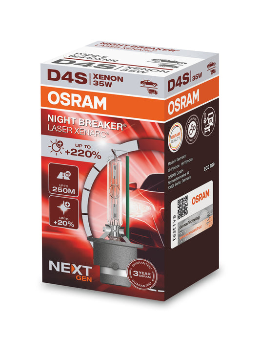 OSRAM XENARC NIGHT Breaker Laser, D4S 66