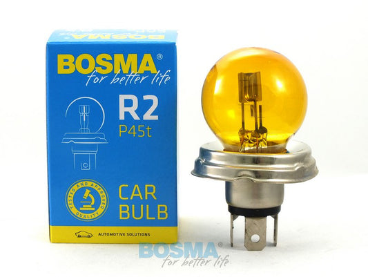 Bosma bulb R2, 45/40W, yellow