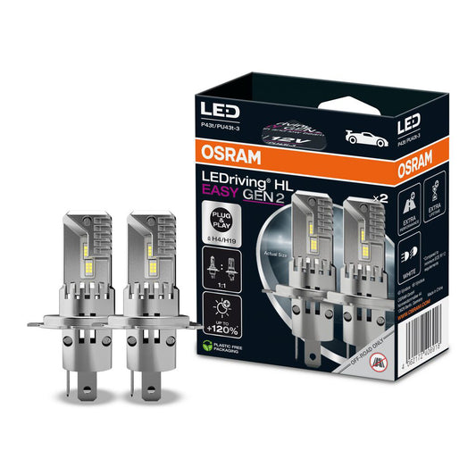 Osram LED main lights H4/H19, 65